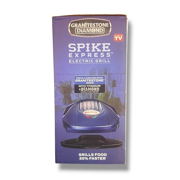 Granitestone Diamond Blue Electric Grill - Picture 4 of 7
